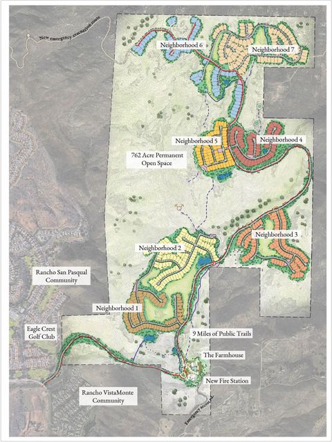 Harvest Hills map